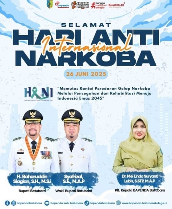 Kadis Bapenda Batu Bara Dukung HANI 2025: Lindungi Generasi, Tolak Narkoba