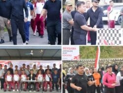 Polres Labusel Gelar Olahraga Bersama TNI, Pemkab, Kejaksaan dan Masyarakat