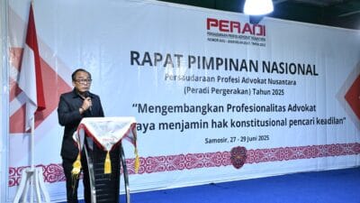 Wabup Samosir Sambut Rapimnas Persaudaraan Profesi Advokat Nusantara