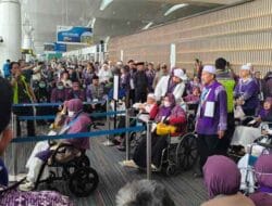 Polda Sumut Kawal Ketat Pemberangkatan Kembali 442 Jemaah Haji dari Bandara Kualanamu Pascaancaman Bom
