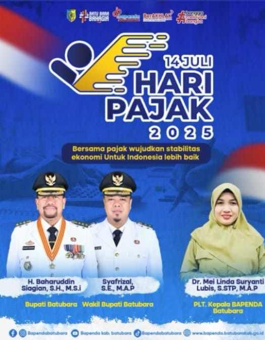 Kadis Bapenda Batu Bara Ucapkan Selamat Hari Pajak Nasional 2025