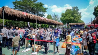 Polda Sumut Gelar Pasar Murah dan Sajikan Kuliner Gratis untuk Warga