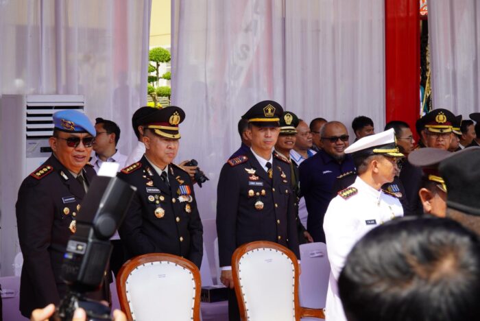 Perkuat Sinergi, Karutan Kelas I Medan Hadiri Upacara dan Syukuran Hari Bhayangkara Ke-79