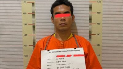 Polres Tapteng Tangkap Pengedar Sabu di Perumahan Cemara Asri Sibuluan Nauli Pandan