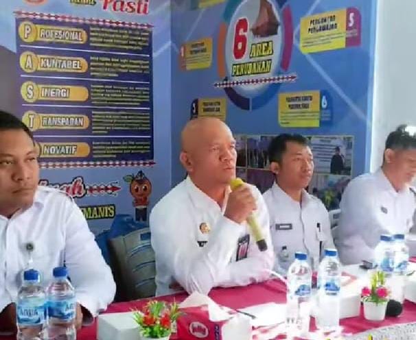 Rutan Kabanjahe Gelar Rapat Dinas, Karutan Evaluasi Kinerja Masing-masing Seksi