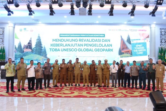 Bupati Samosir Siap Dukung Keberadaan 5 Geosite Geopark Kaldera Toba