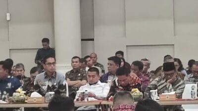 Bupati Samosir Dampingi Gubsu Terima Kunker Spesifik Komisi II DPR RI