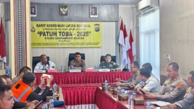 Polres Labusel Gelar Rapat Koordinasi Lintas Sektoral Operasi “Patuh Toba 2025”