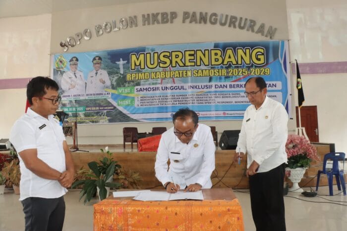 Wabup Samosir Resmi Buka Musrenbang RPJMD 2025-2029