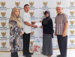 Baznas Solok Santuni Aryeti Penderita Kanker Kulit di Wajah