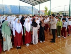 Polres Tapteng Gelorakan Anti-Perundungan di MPLS SMP Al-Muslimin Pandan