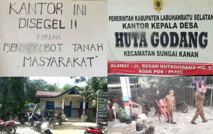 Marga Tambak Huta Godang Segel Kantor Desa Huta Godang
