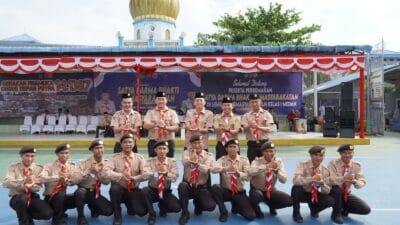 Warga Binaan Rutan Kelas I Medan Ikuti Upacara Pembukaan Perkemahan Satya Dharma Bakti Pemasyarakatan Tahun 2025