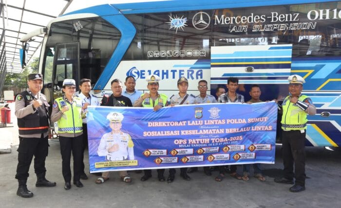 Cara Humanis Polda Sumut Ajak Pengemudi Tertib Berlalu Lintas