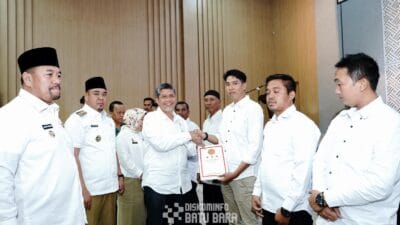 Bupati dan Wabup Batu Bara Ikuti Zoom Meeting Peluncuran 80.000 Koperasi Merah Putih