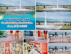 Bapenda Batu Bara Bertindak Sebagai Petugas Apel Gabungan ASN