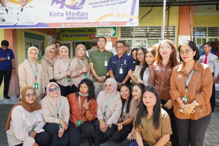 Tinjau Puskesmas Pulo Brayan, Wakil Wali Kota Temukan Akar Pohon Tua Mulai Merusak Lantai