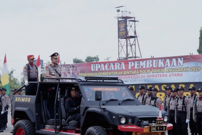 Kapolda Sumut Pimpin Pembukaan Pendidikan Bintara