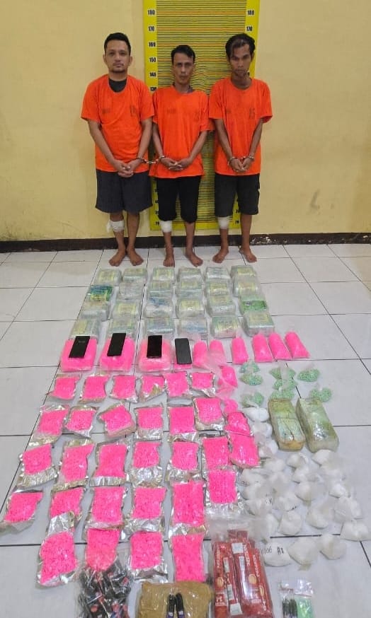 Polda Sumut Ungkap Gudang Narkotika Jaringan Internasional di Medan