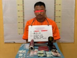 Polres Tapteng Tangkap Pengedar Sabu di Andam Dewi, Bandar Masuk DPO