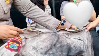 Sejumlah Personel Polisi Alami Luka Saat Amankan Unjuk Rasa di DPRD Sumut