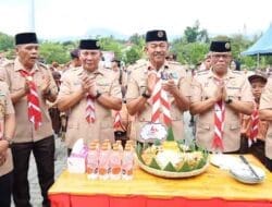 Bupati Mandailing Natal Pimpin Upacara HUT Ke-64 Pramuka