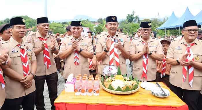 Bupati Mandailing Natal Pimpin Upacara HUT Ke-64 Pramuka