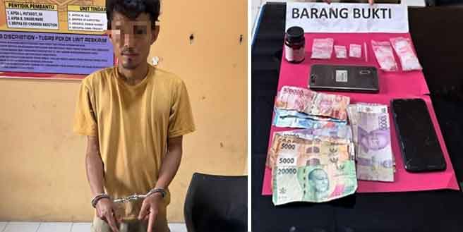 Edarkan Narkoba, Rudi Diamankan Polres Labuhanbatu