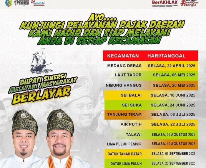 Kadis Bapenda Kunjungi Kecamatan Talawi Dalam Program Bupati Batu Bara “Sinergi Berlayar”