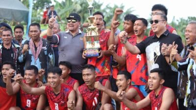 Bupati Baharuddin Resmi Tutup Turnamen Voli IPK Piala Bupati Batu Bara