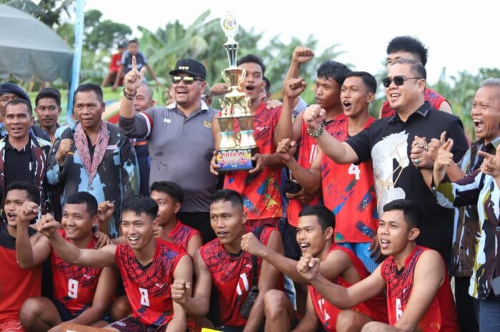 Bupati Baharuddin Resmi Tutup Turnamen Voli IPK Piala Bupati Batu Bara
