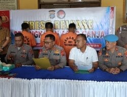 Polres Padang Lawas Press Release Ungkap Kasus Narkotika Golongan 1 Jenis Ganja 44 Kg