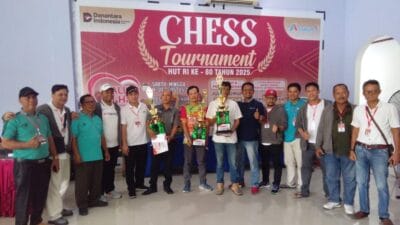 Chess Tournament HUT Ke-80 RI PT Inalum Resmi Ditutup, Hasilkan Pecatur Handal dan Terbaik