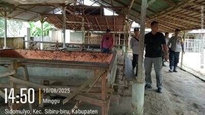 Personel Polsek Biru-biru Kembali Lakukan Monitoring di Lapak Judi Sabung Ayam dan Tembak Ikan 