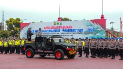 Apel Kesiapan Operasi “Powerboat Toba 2025”, Polda Sumut Pastikan Pengamanan Kelas Dunia