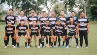 Bapenda Batu Bara Meriahkan Turnamen Mini Soccer Bahagia Cup I 2025