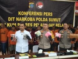 Polda Sumut dan Polres Belawan Ungkap 238 Kasus Narkoba, Sita 28 Kg Sabu dan Puluhan Ribu Ekstasi