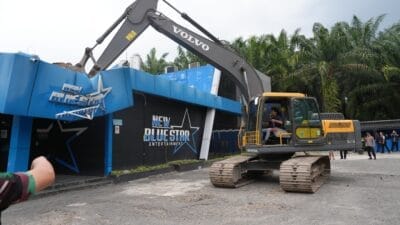 Polda Sumut Robohkan Diskotek New Blue Star di Langkat: Sarang Narkoba dan Tak Berizin