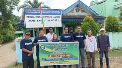 Forwas Solok Studi Komperatif ke PWI Provinsi Jambi