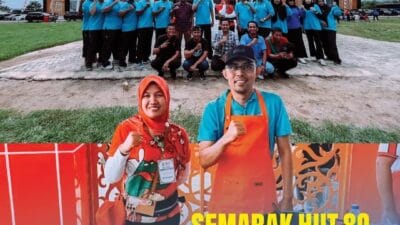 Kadis Bapenda Batu Bara Sambut dan Meriahkan Semarak HUT Ke-80 RI