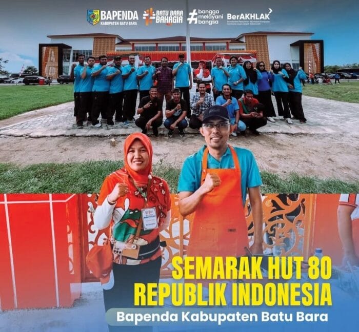 Kadis Bapenda Batu Bara Sambut dan Meriahkan Semarak HUT Ke-80 RI