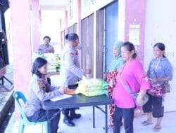 Polri dan Bulog Sukses Gelar Gerakan Pangan Murah di Tapteng, 10 Ton Beras Habis Terjual