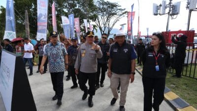 Kompolnas RI dan Astamaops Polri Tinjau Langsung Pengamanan F1H2O 2025 di Toba