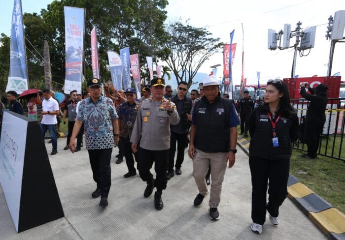 Kompolnas RI dan Astamaops Polri Tinjau Langsung Pengamanan F1H2O 2025 di Toba