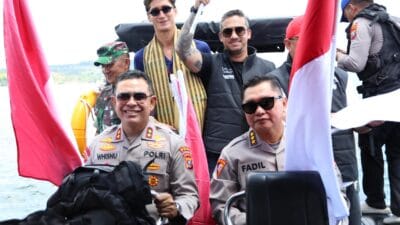 Kapolda Sumut dan Astamaops Polri Cek Pengaman F1 Powerboat 2025