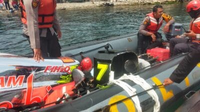 Respons Cepat Polda Sumut Amankan Insiden Crash Pembalap F1 Powerboat 2025