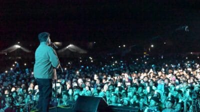 Hari Jadi Ke-80 Tapteng, Ribuan Warga Padati Malam Hiburan Rakyat