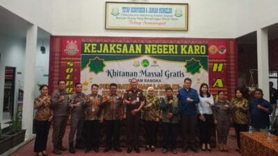 Kejari dan Baznas Kabupaten Karo Gelar Khitanan Massal Gratis Dalam Rangka HUT Ke-80 Kejaksaan RI