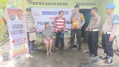 Polres Tanjungbalai Berbagi Rezeki Melalui Minggu Kasih