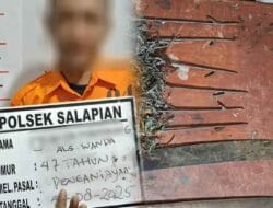 Pelaku Pembacokan di Langkat Diringkus Polsek Salapian